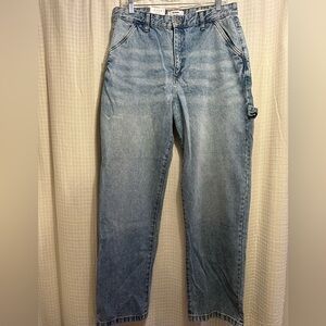 NWT Cotton:On Carpenter Jeans Light Wash Size 10